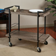 Maxwell Serving Cart - Ash Veneer Finish