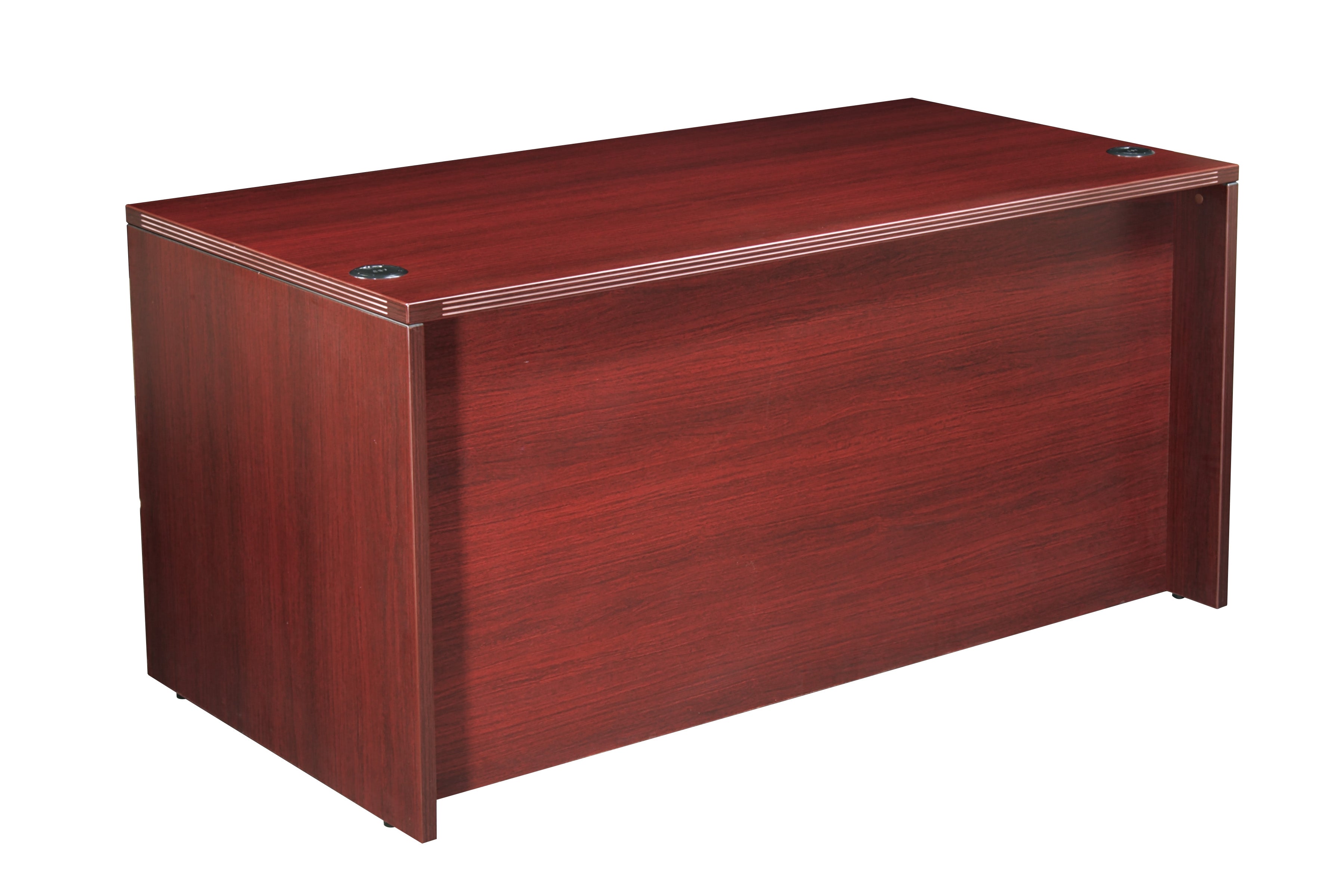 Napa Desk Shell 71X36 - Mahogany