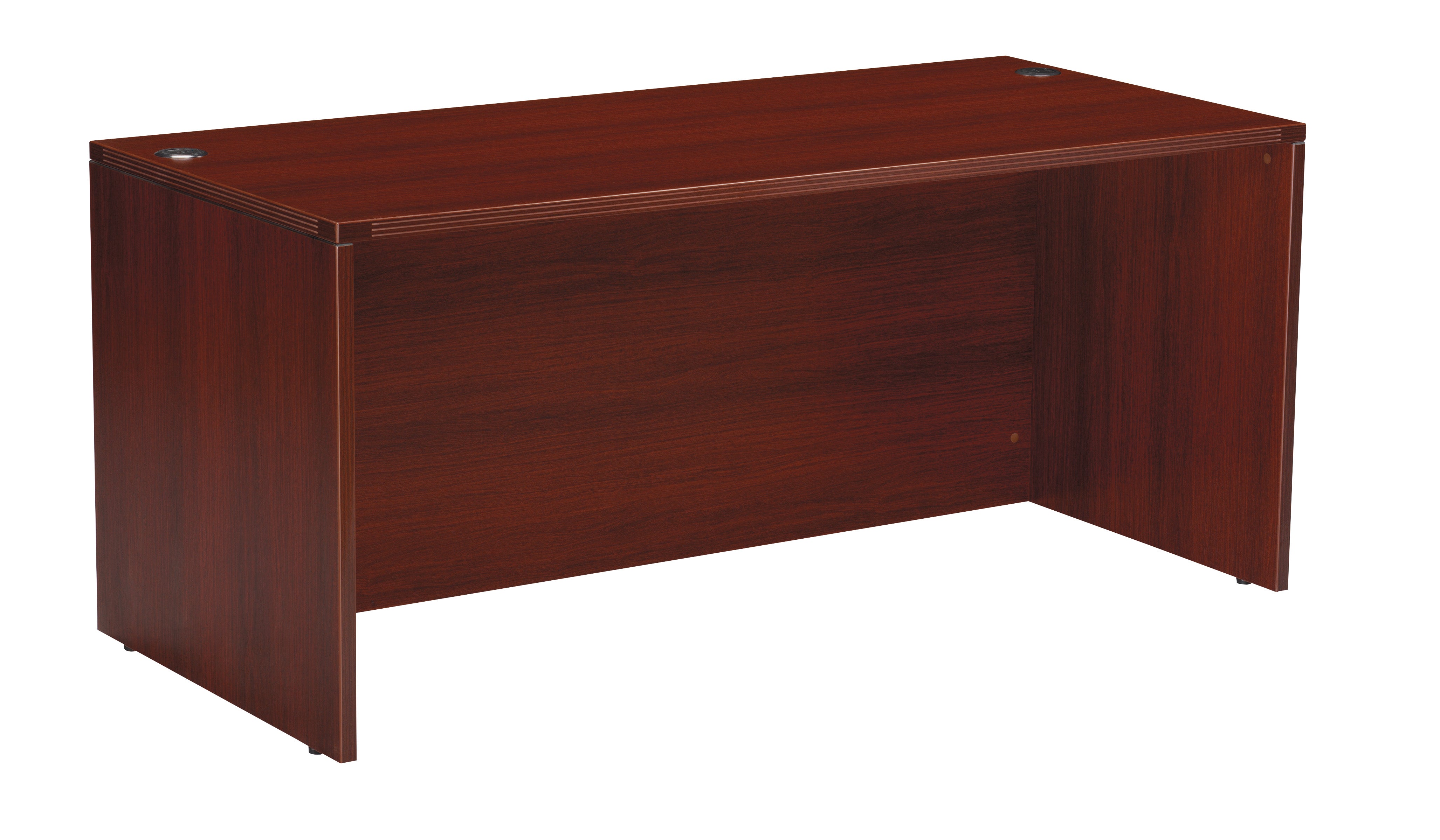 Napa Desk Shell 66X30 - Mahogany