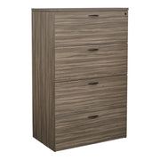 Napa Four-Drawer Lateral File 36"X22"X56 - Urban Walnut