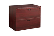 Napa 2-Drawer Lateral File 35.5X22 - Mahogany