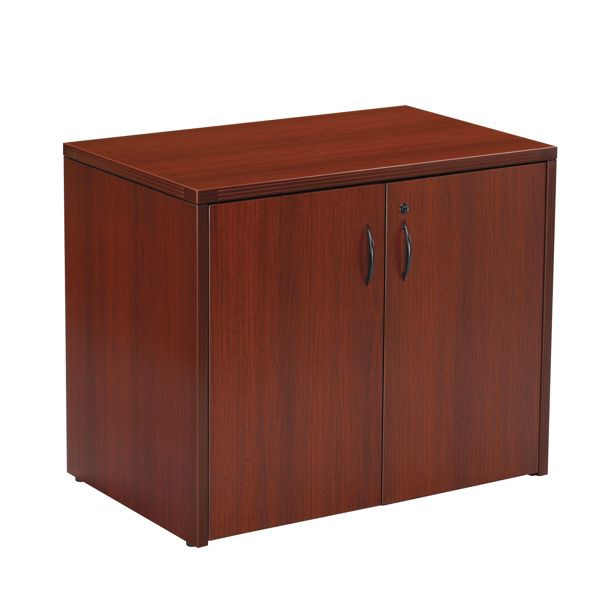 Napa 2-Door Storage Cabinet 35.5X22 - Mahogany