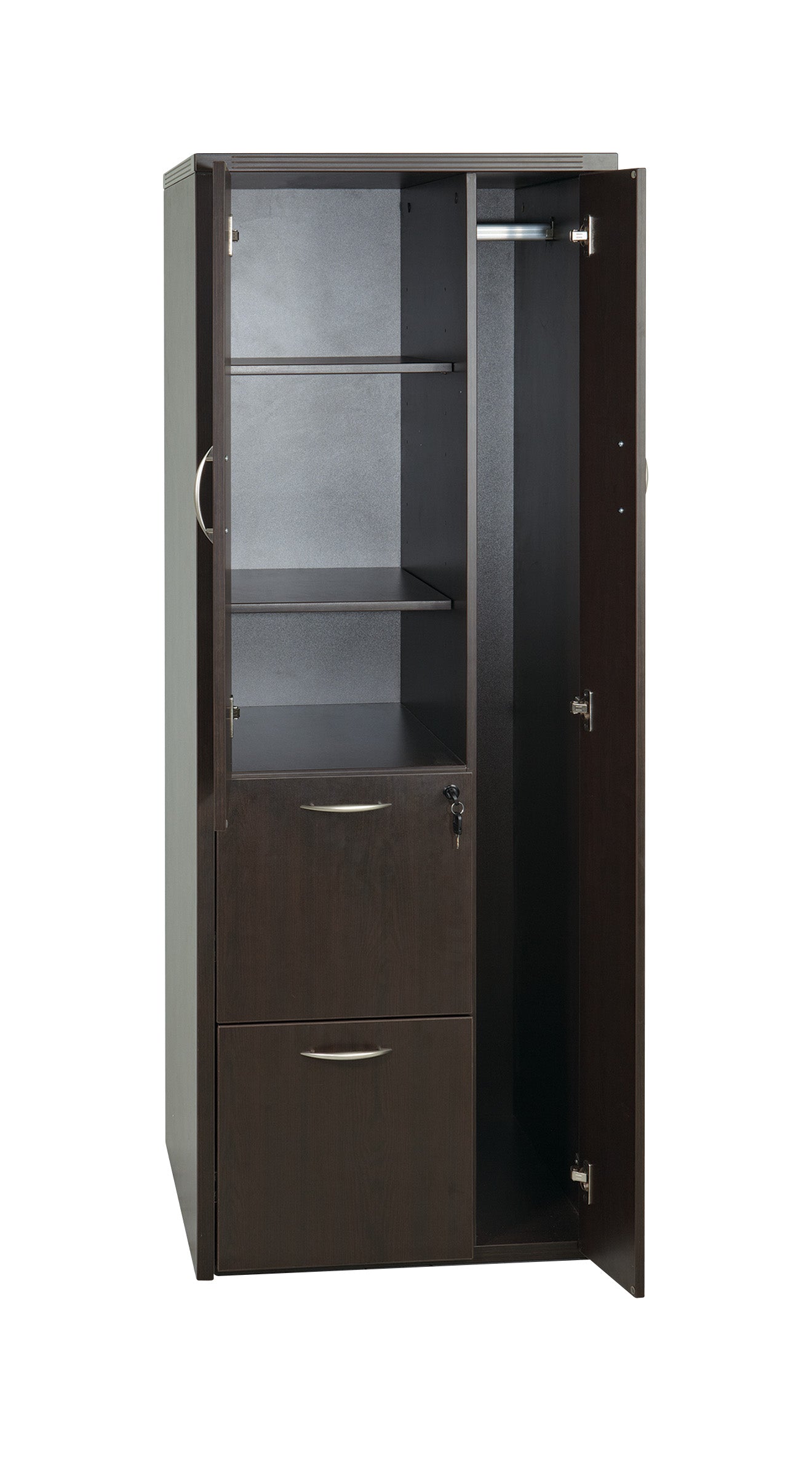 Napa Storage Cabinet 23.5"X22.5"X65 - Espresso