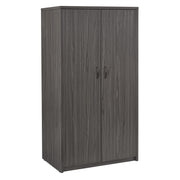 65' H 2 Door Cabinet W/5 Shelves  - Slate Grey