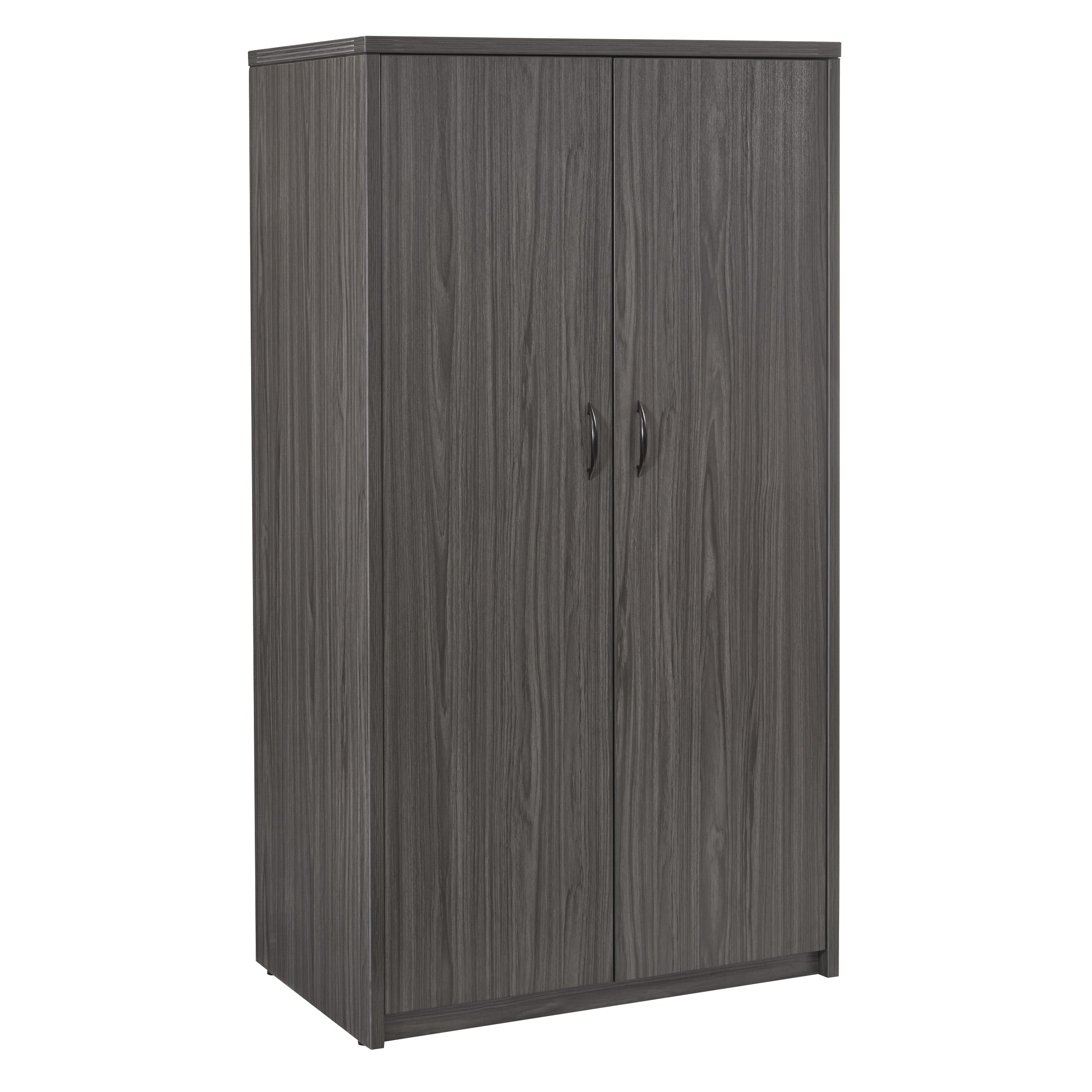 65' H 2 Door Cabinet W/5 Shelves  - Slate Grey