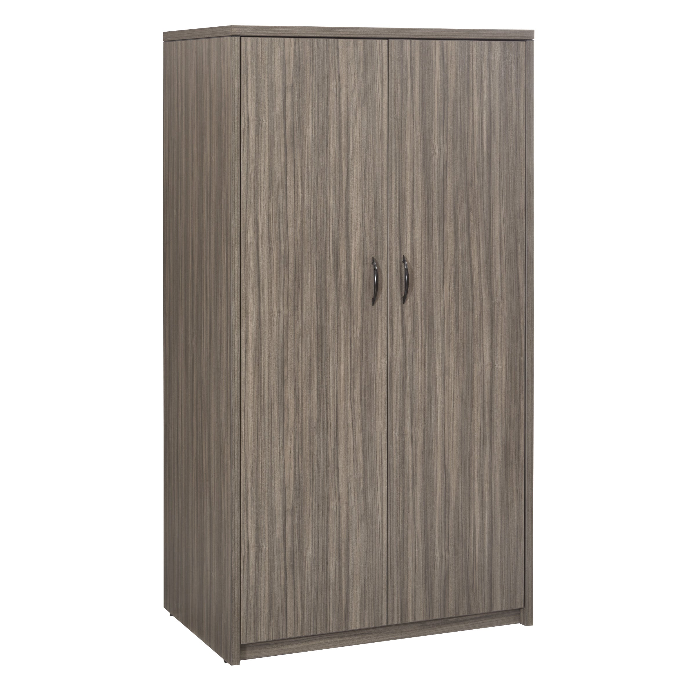 65' H 2 Door Cabinet W/5 Shelves  - Urban Walnut