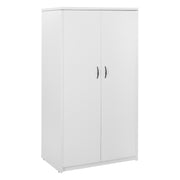65' H 2 Door Cabinet W/5 Shelves  - White