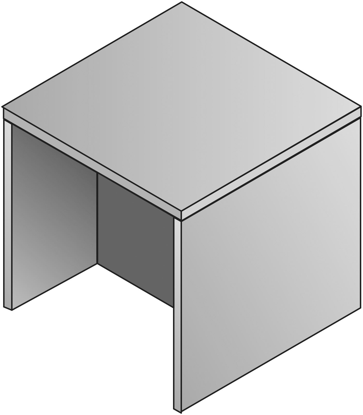 Napa End Table 24"X24"X20" - Natty Ash