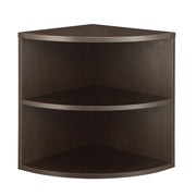 Napa 29"H Quarter-Round Bookcase - Espresso