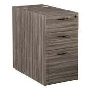 Napa 30"D Desk Pedestal, Box/Box/File - Urban Walnut