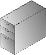 Napa 36"D Desk Pedestal, Box/Box/File - Cherry