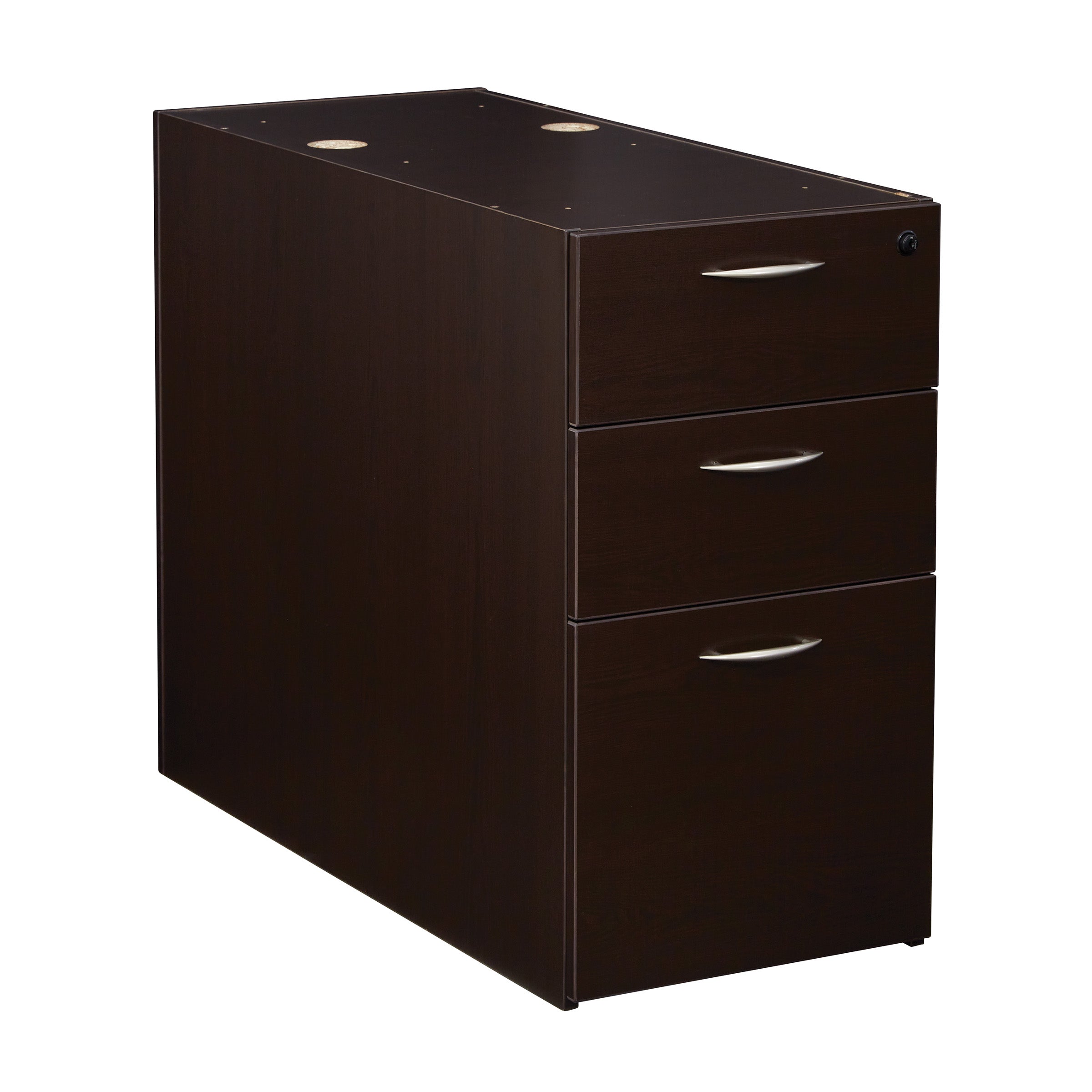 Napa 36"D Desk Pedestal, Box/Box/File - Espresso