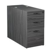 Napa 36"D Desk Pedestal, Box/Box/File - Slate Grey