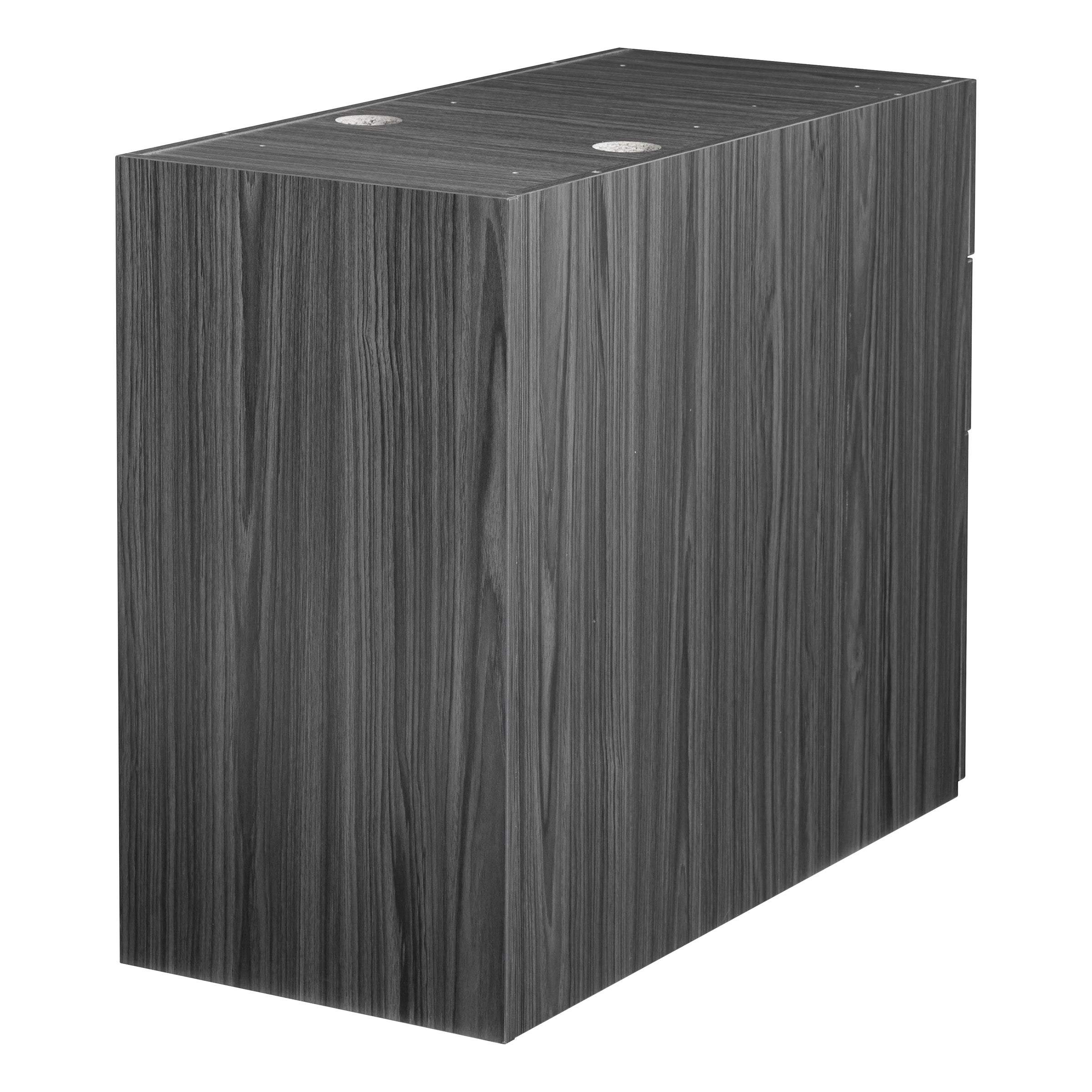 Napa 36"D Desk Pedestal, Box/Box/File - Slate Grey