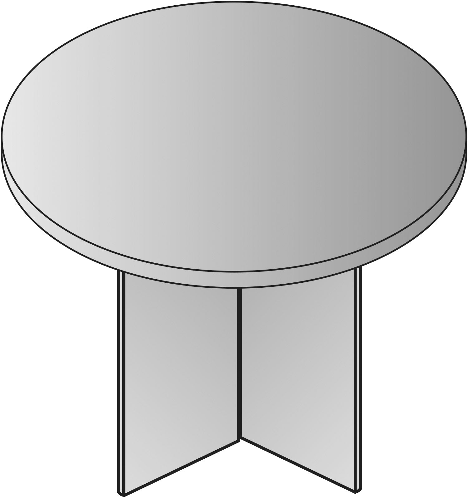 Napa Round Table 42"X29" - Natty Ash