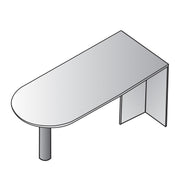 Napa 71x36 Bullet Top & Base Table - Cherry