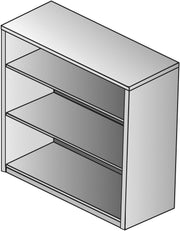 Napa 3-Shelf Bookcase 35.5"X14"X42" - Natty Ash