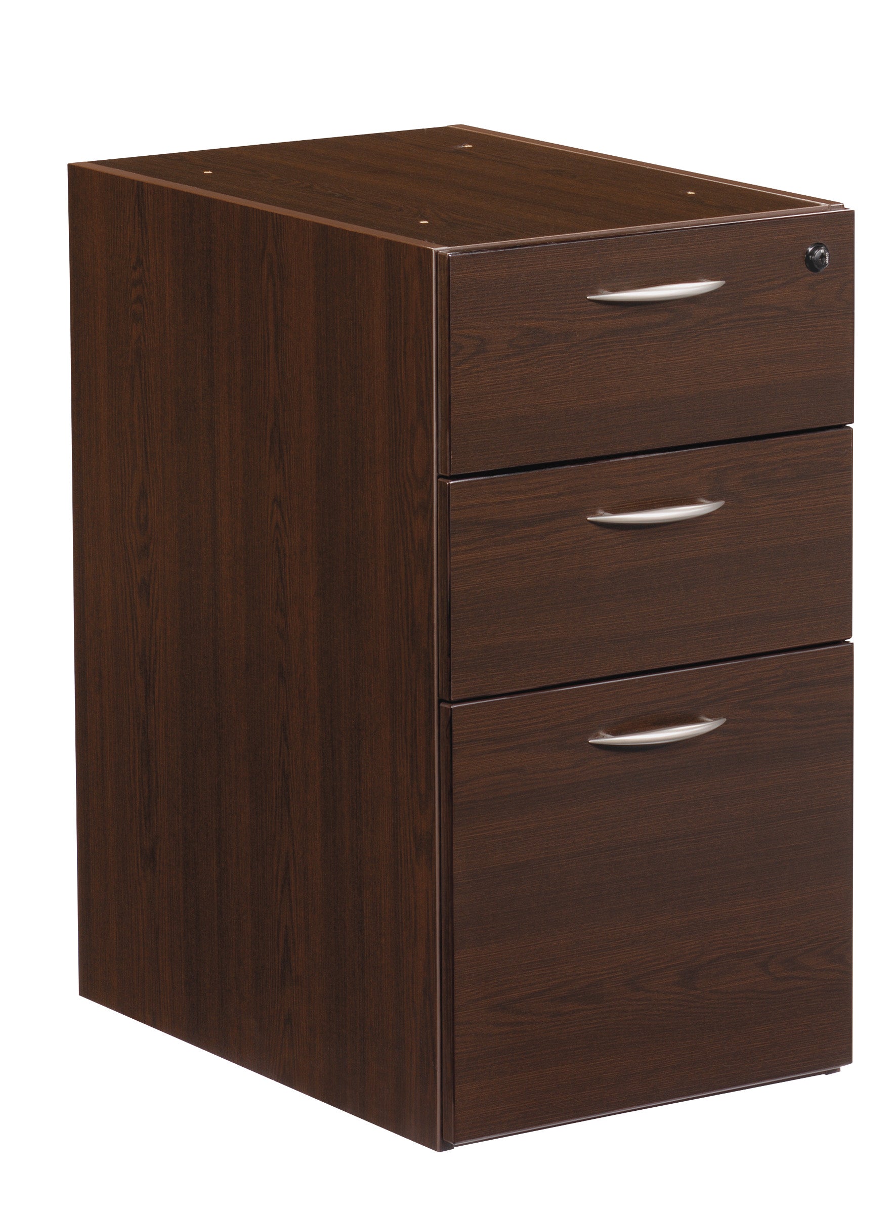 Napa Box/Box/File Pedestal - Espresso