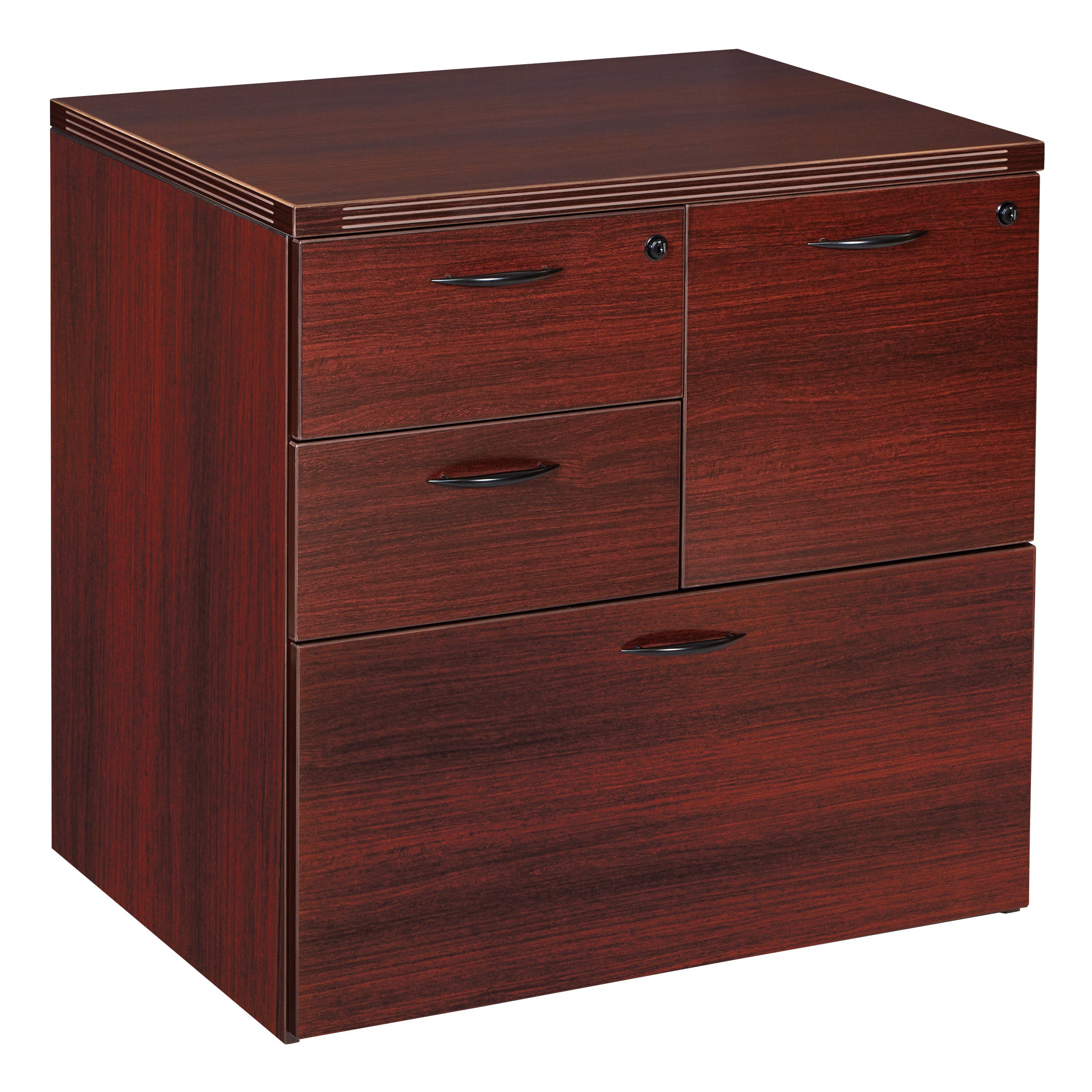 Napa MultiFile Ped 31”x23”x29” - Mahogany