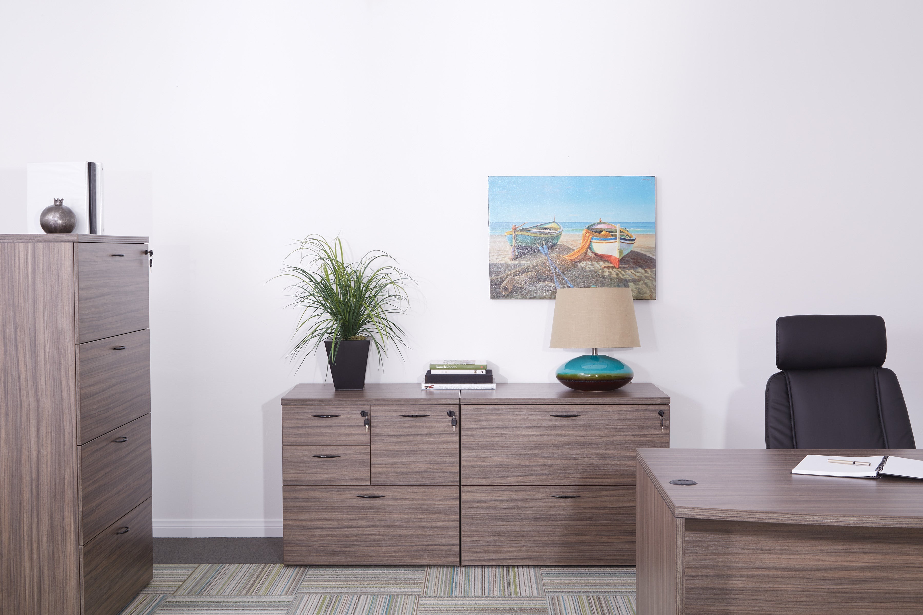 Napa MultiFile Ped 31”x23”x29” - Urban Walnut