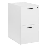 Napa File/File Pedestal - White