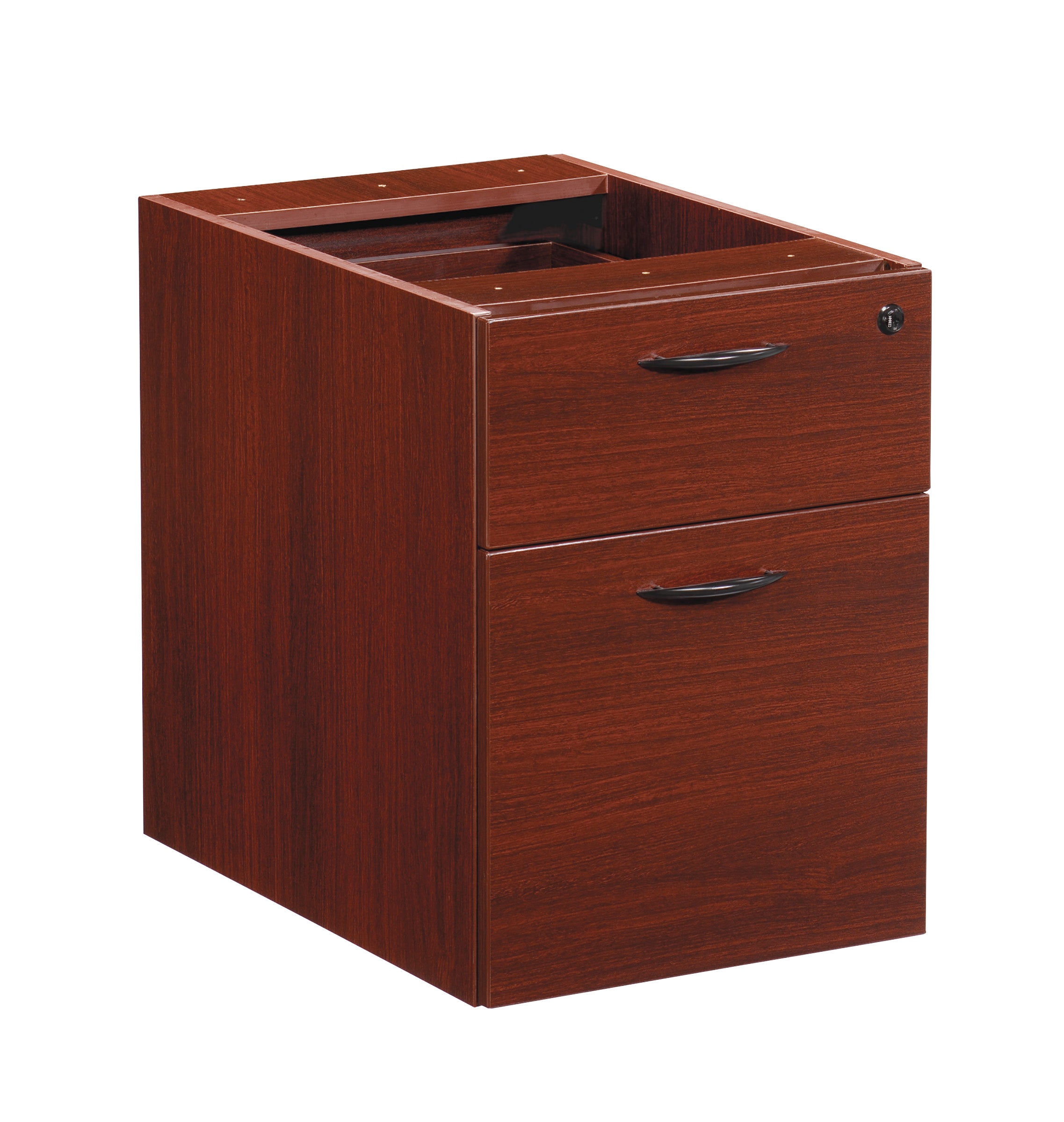Napa Box/File Hanging Pedestal, 22"D - Mahogany