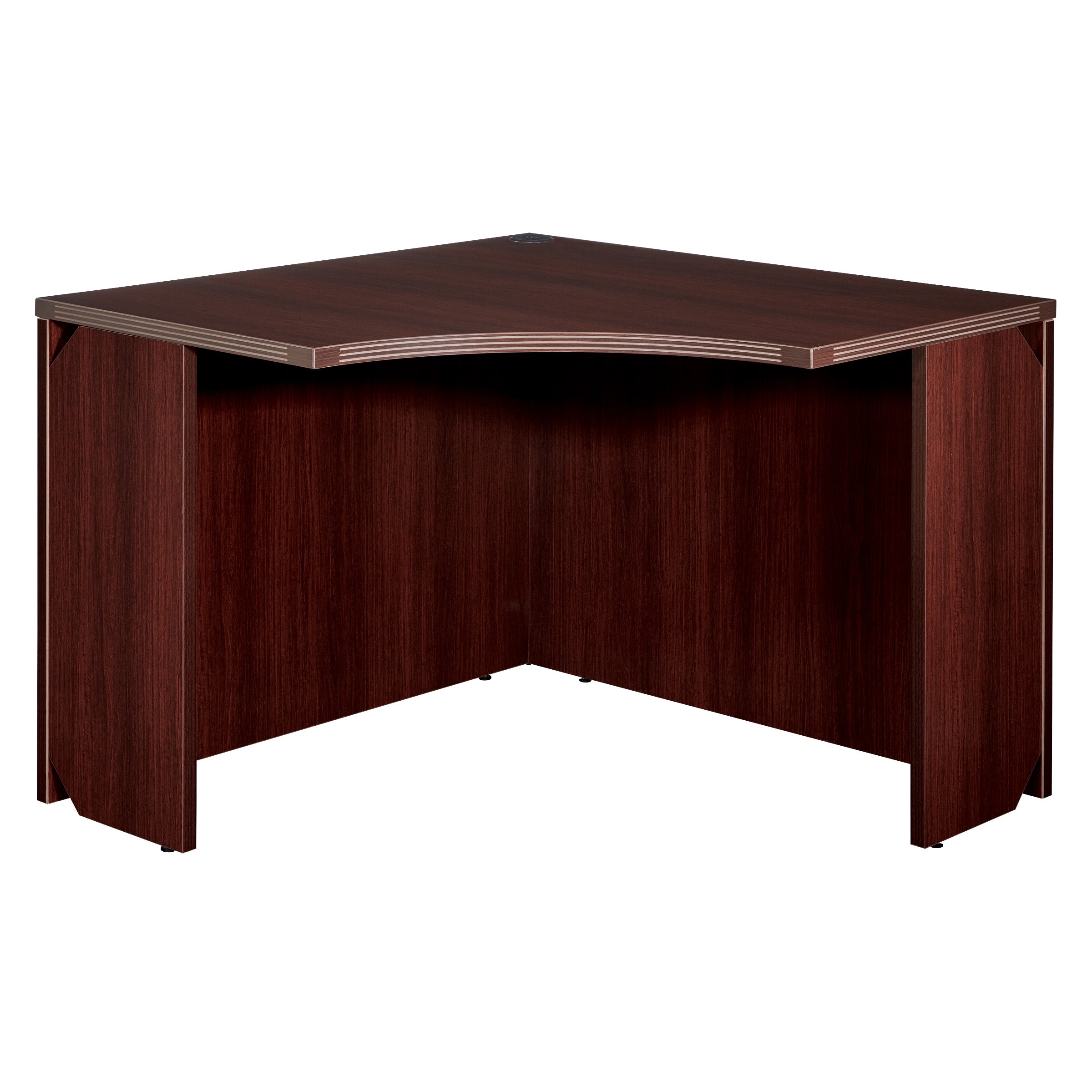 Corner Desk Shell, 42 x 24 - Mahogany