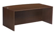Napa Bow Top Desk Shell 72X39 - Espresso