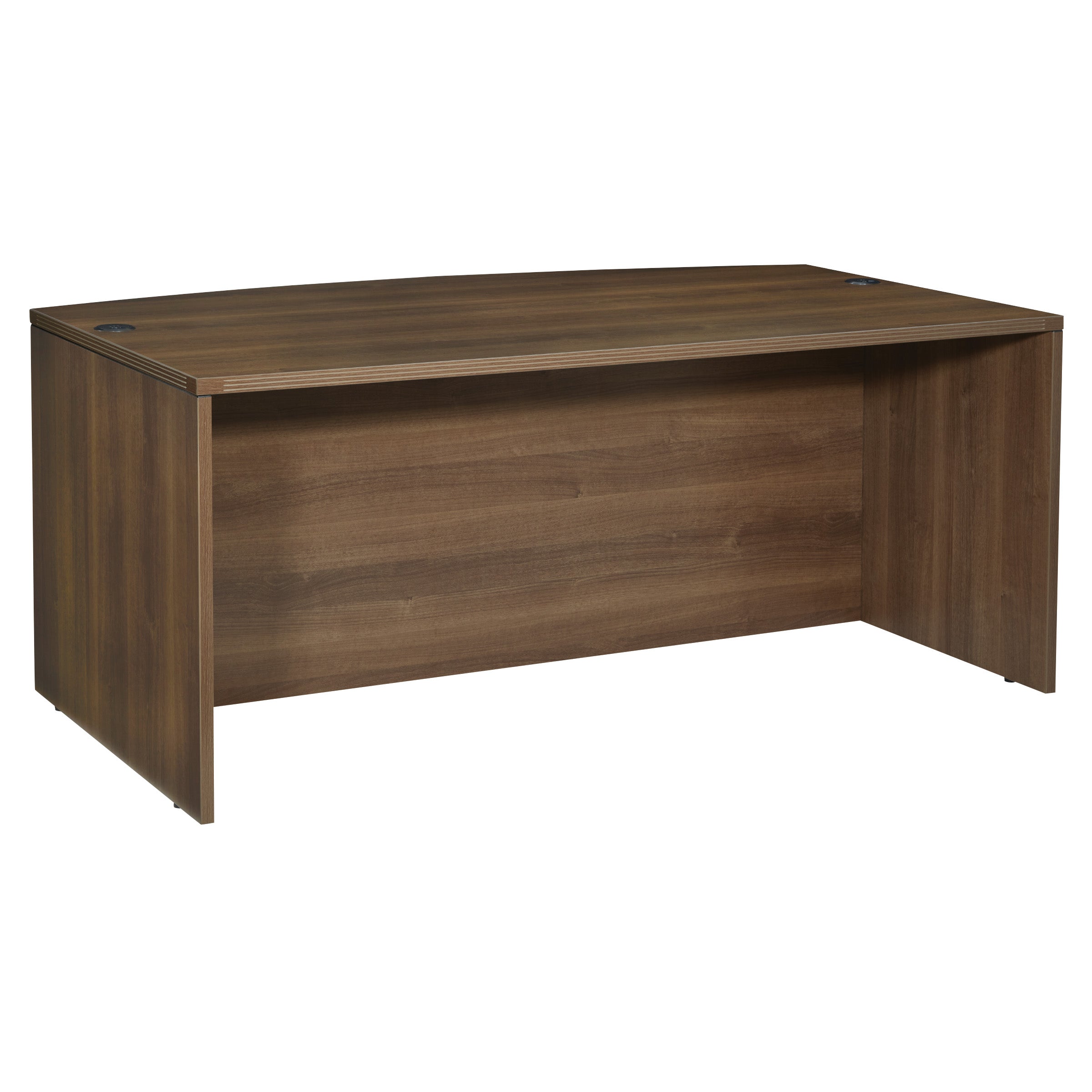 Napa Bow Top Desk Shell 72X39 - Park City