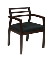 Napa Espresso Guest Chair  - Black