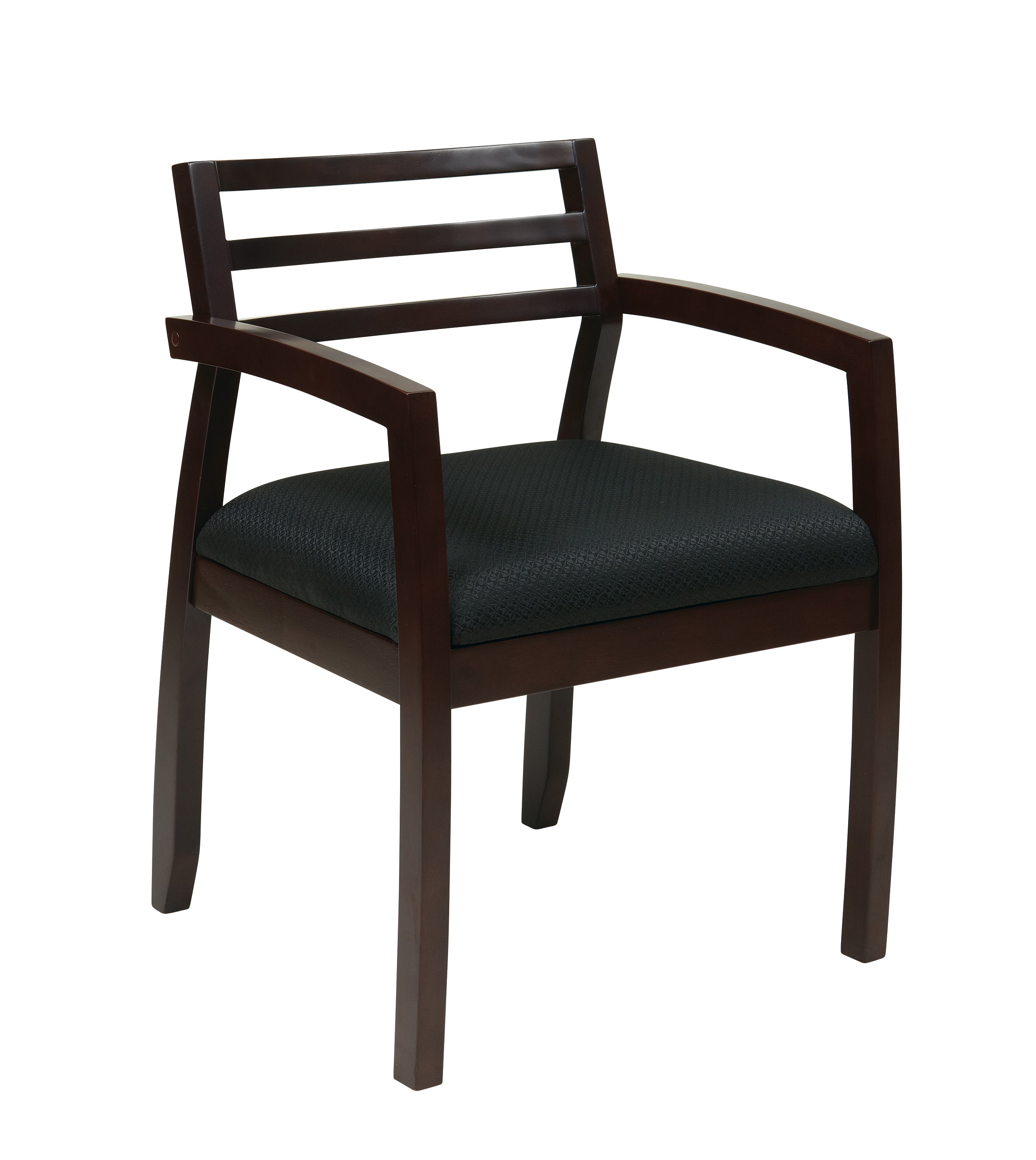 Napa Espresso Guest Chair  - Black
