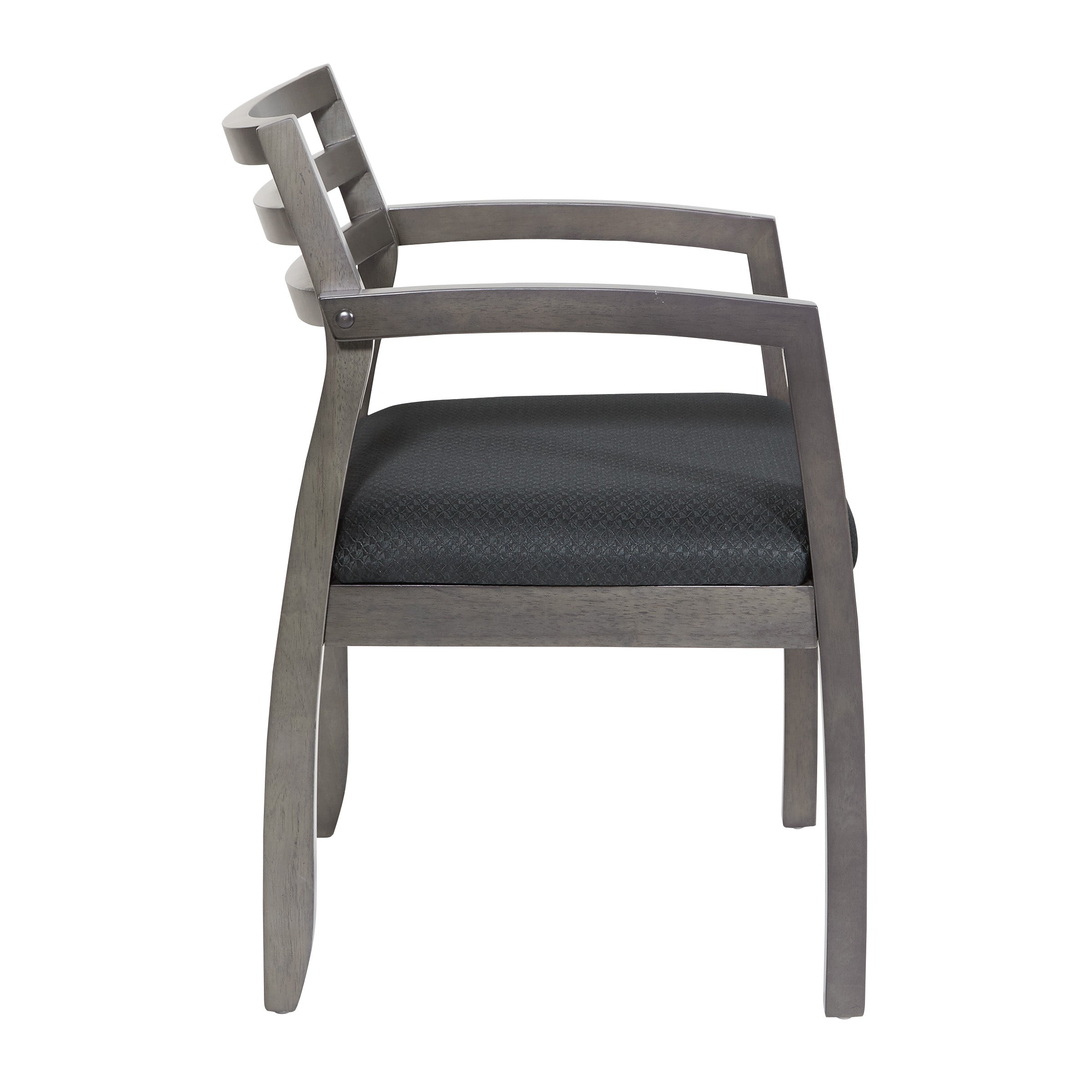 Napa Slate Grey Guest Chair - Back