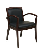 Napa Espresso Guest Chair  - Black