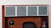 Overhead with Glass Doors 71 x 15 x 36 - Cherry