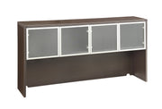 Overhead with Glass Doors 71 x 15 x 36 - Espresso