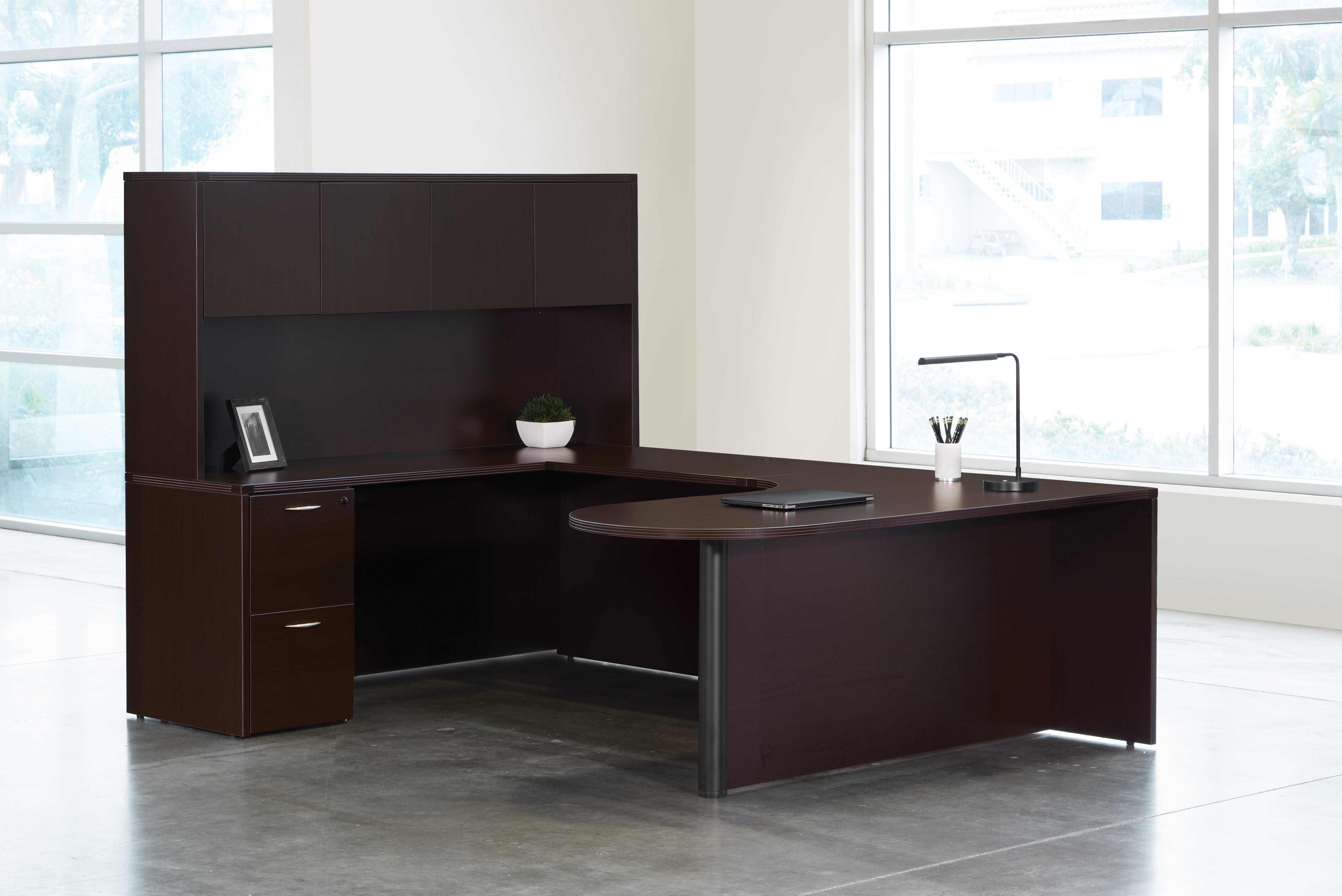 Napa U W/Left Corner Bullet 71X101 - Espresso