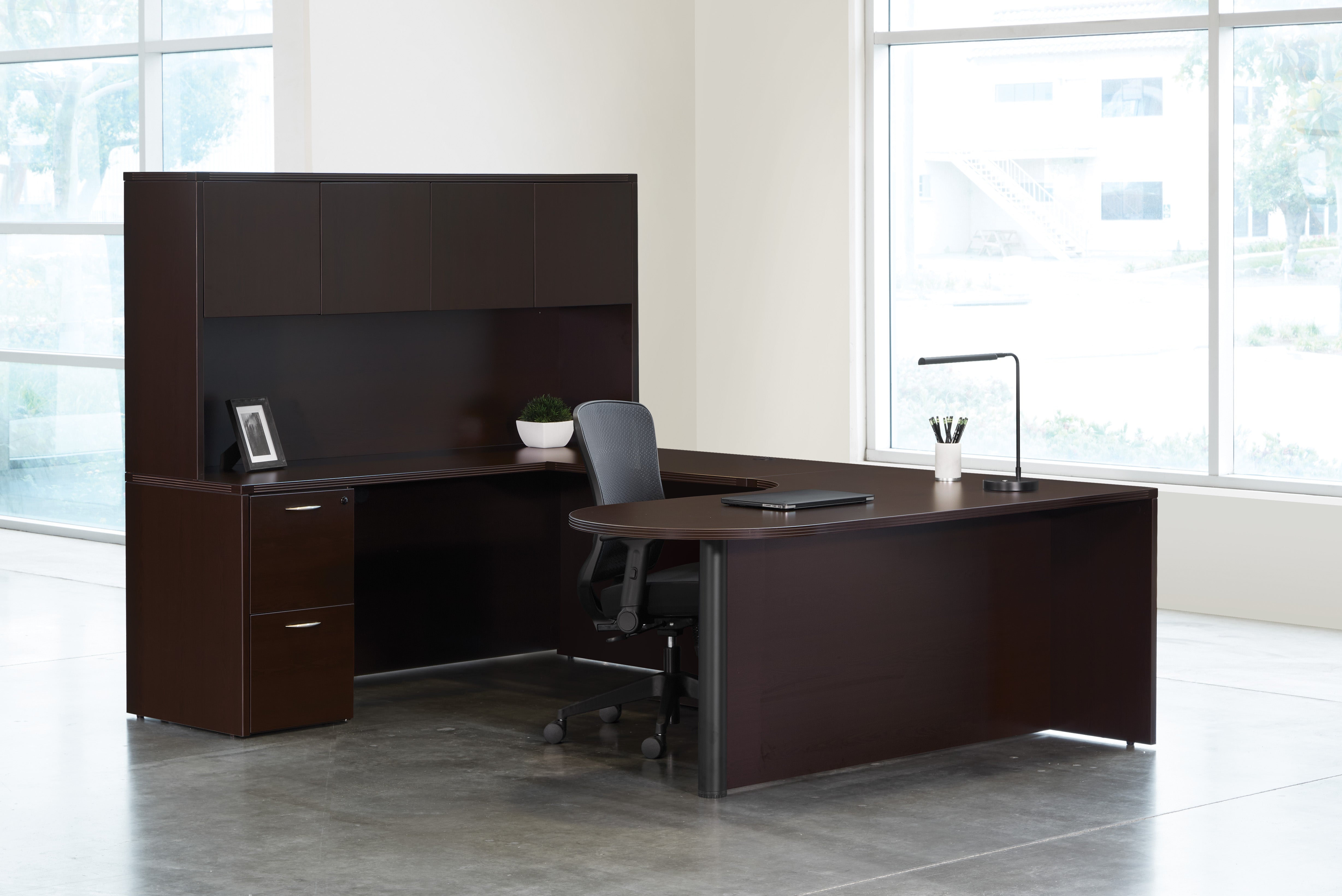 Napa U W/Left Corner Bullet 71X101 - Espresso
