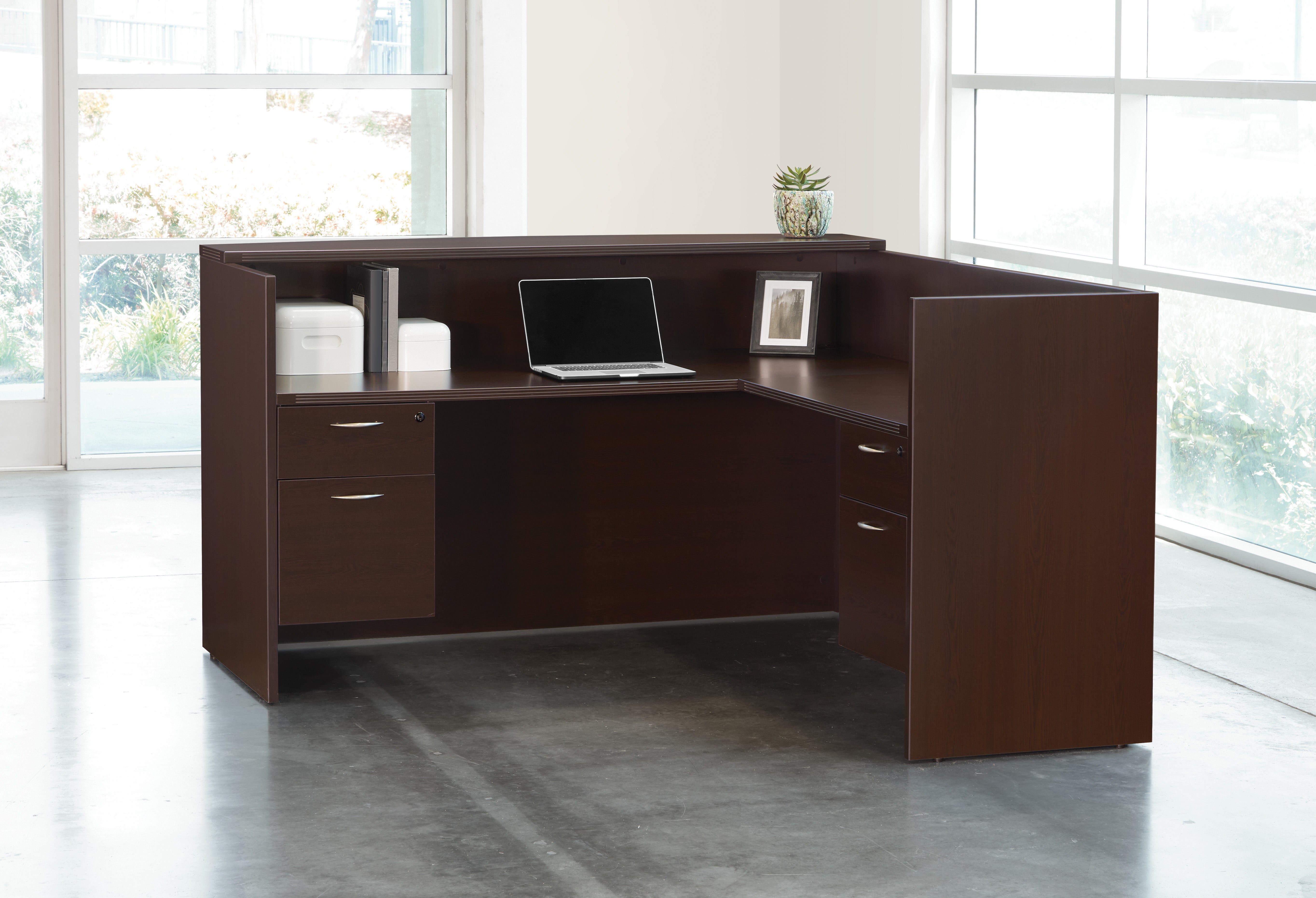 Napa Reception Station 77X77X42H - Espresso