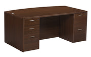 Napa Bow Top Desk 71"X41" - Espresso