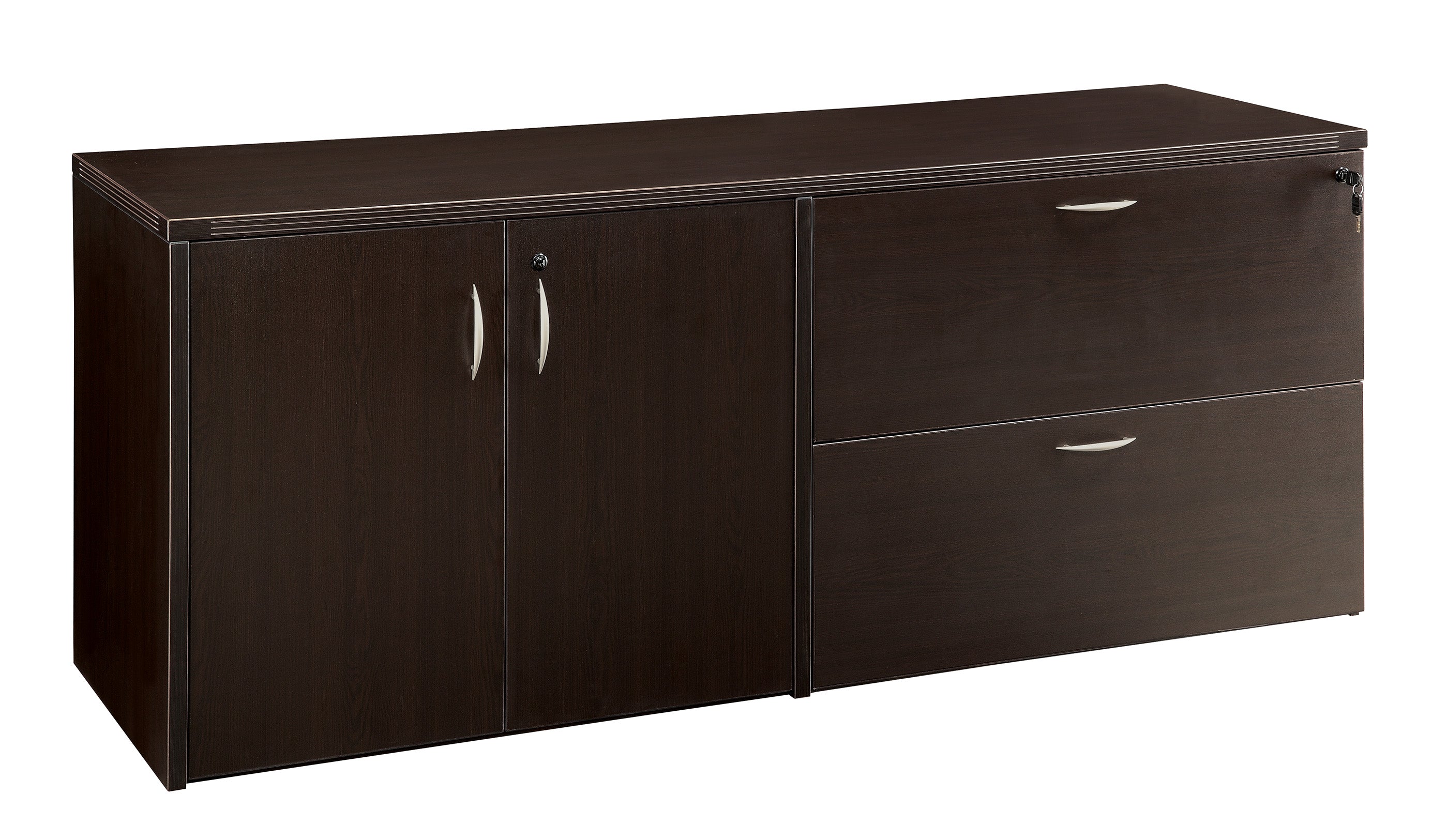 Napa Combo Credenza 71" x 23" - Espresso