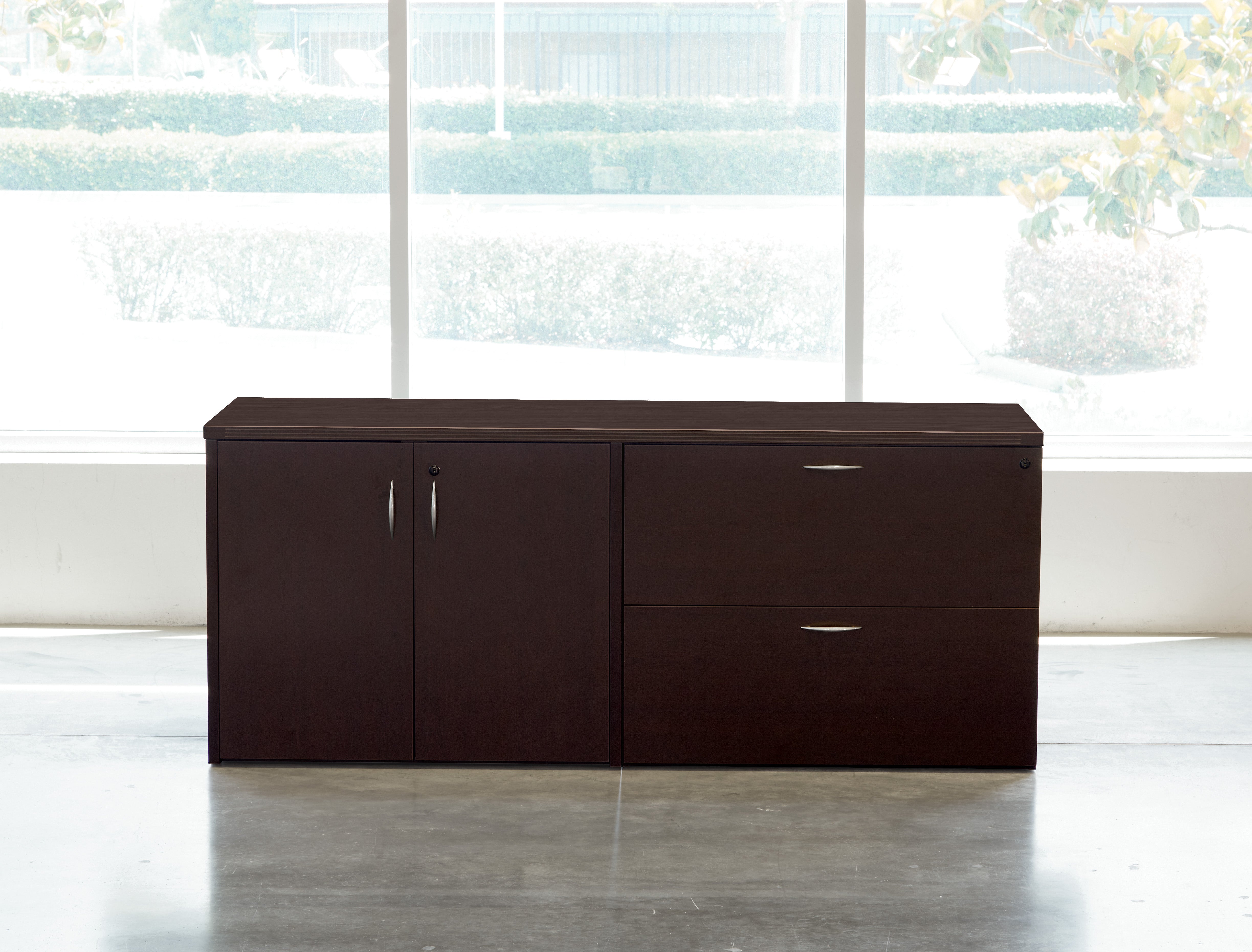 Napa Combo Credenza 71" x 23" - Espresso