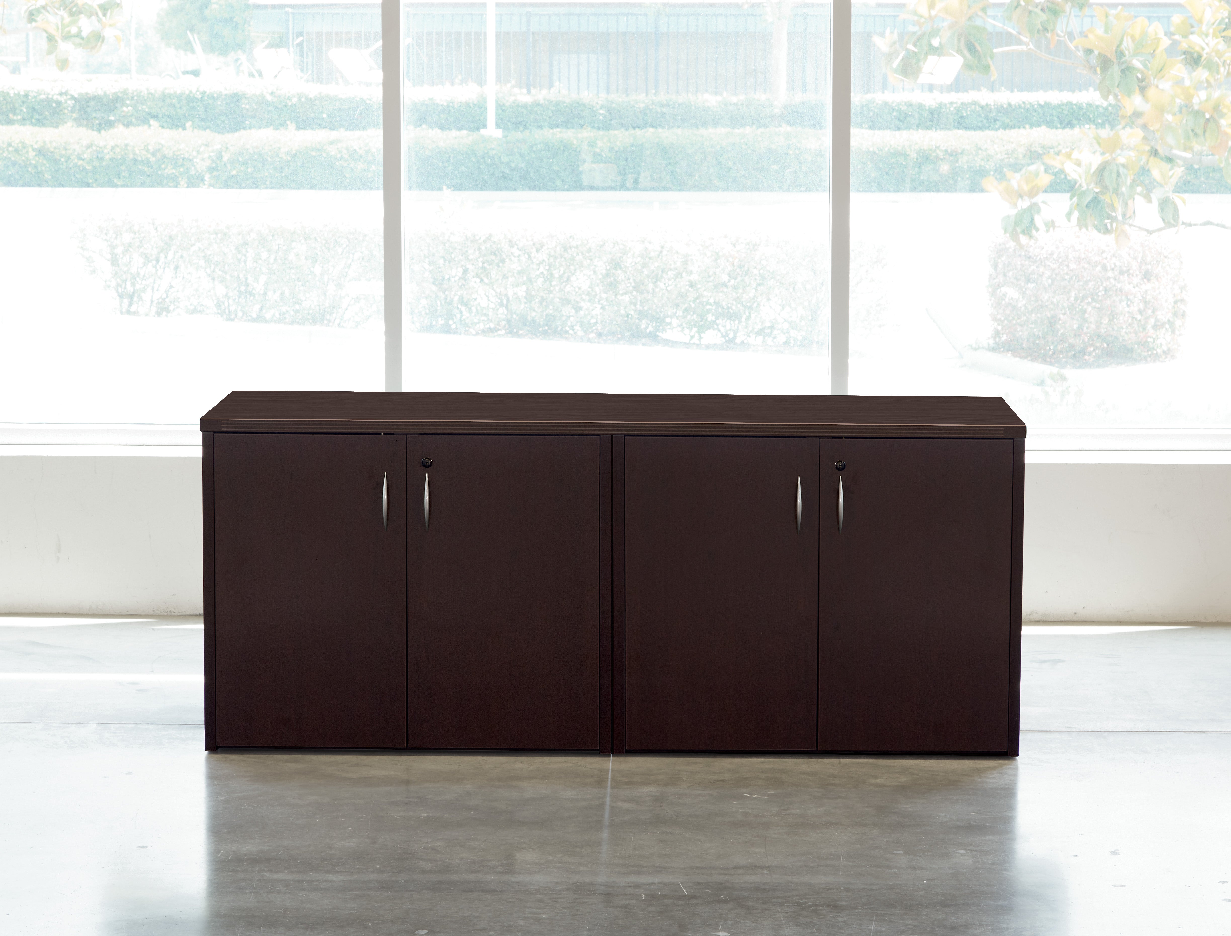 Napa 4-Door Credenza 71" x 23" - Espresso