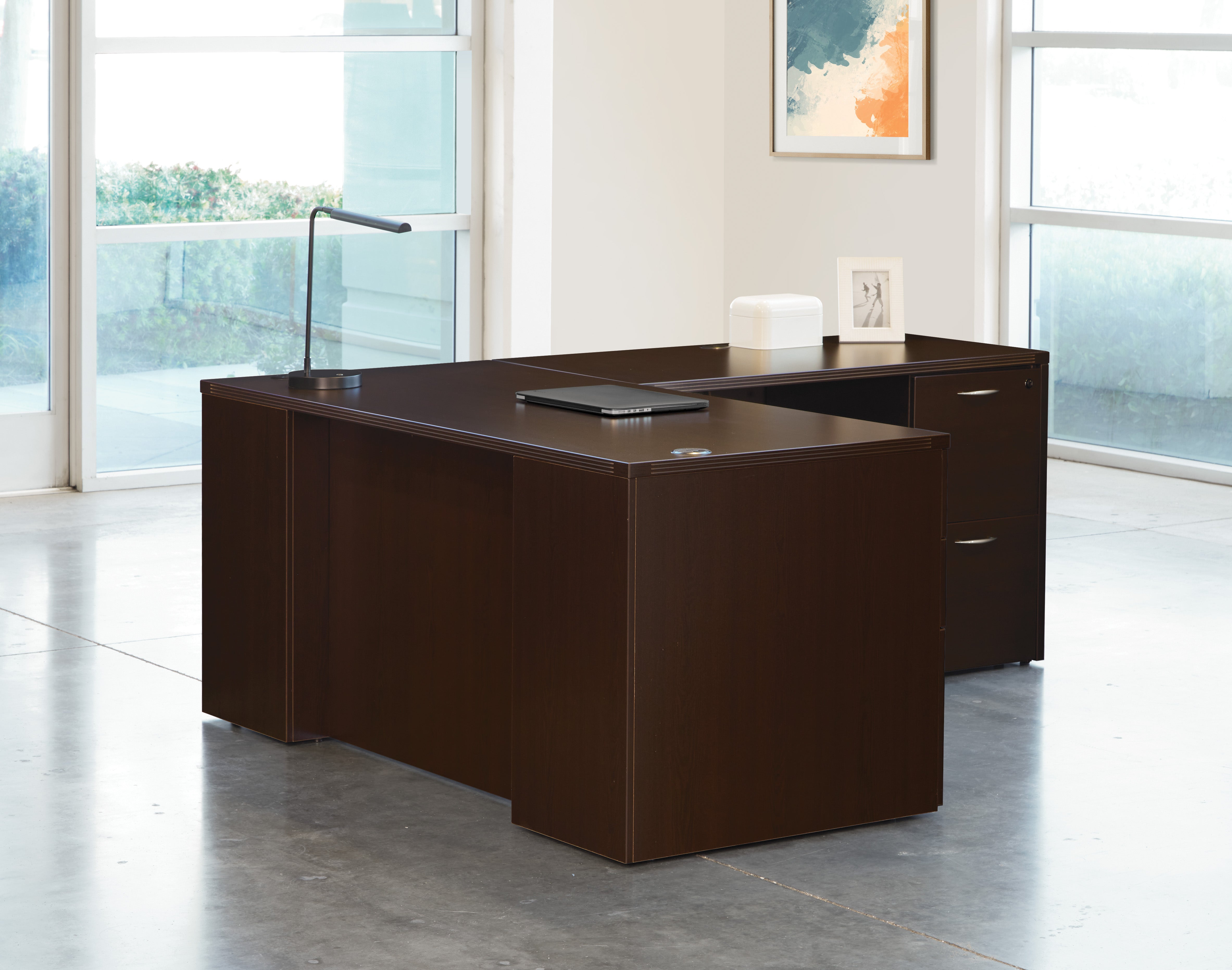Napa L-Shape 66" x 78" - Espresso