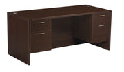Napa Double Pedestal Desk 60"X30" - Espresso