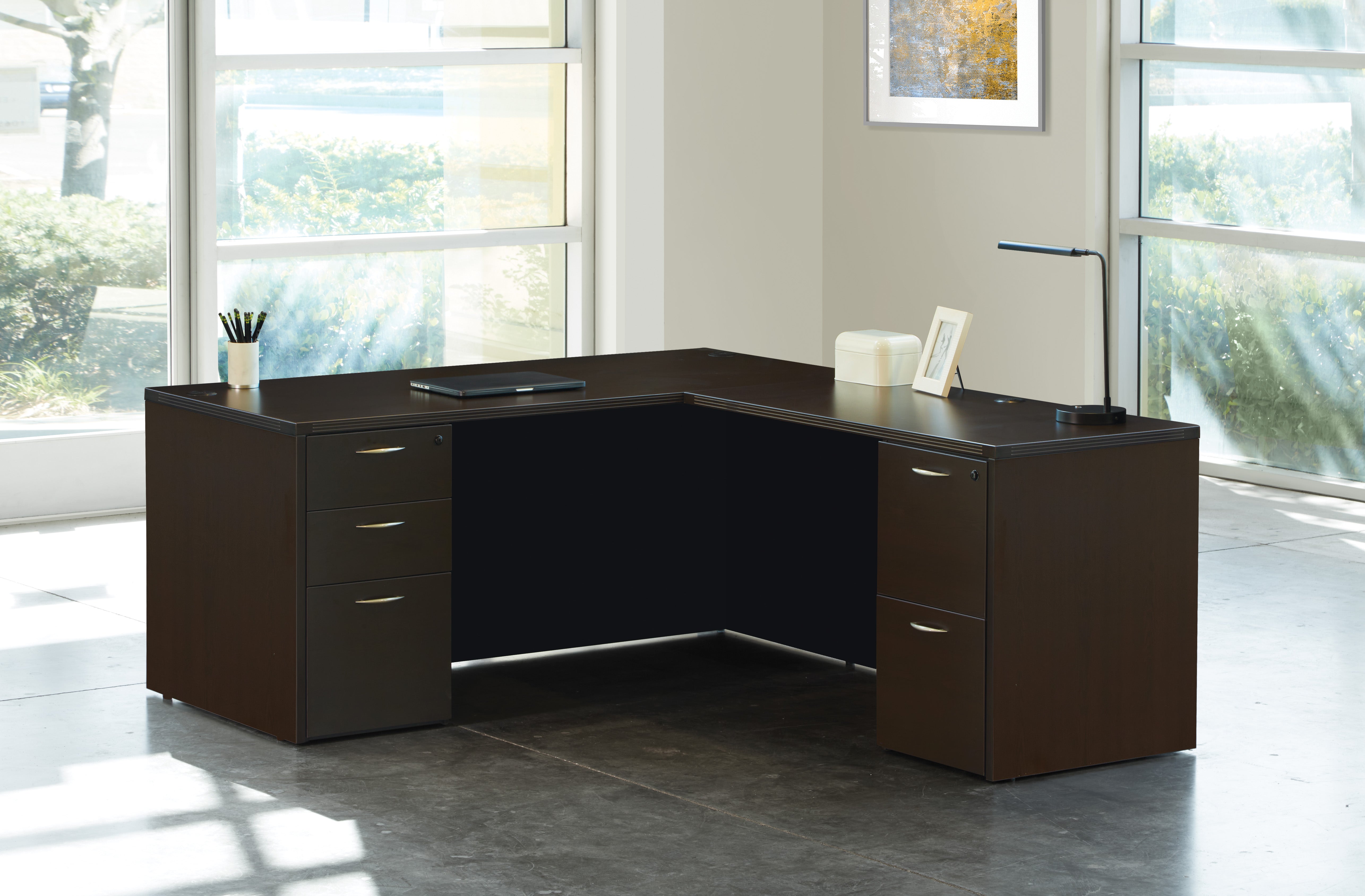 Napa L Shape 66"X78" - Espresso