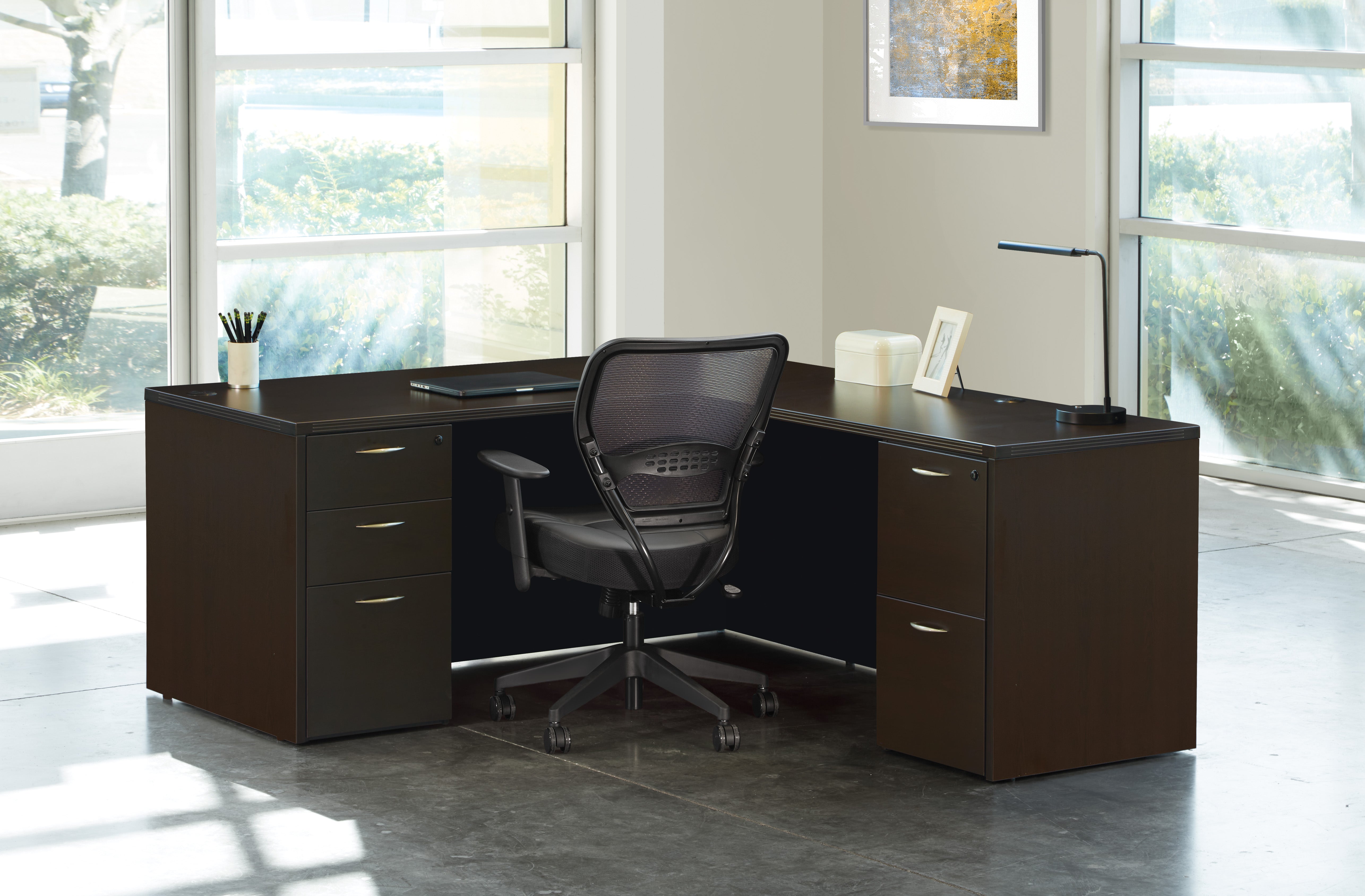 Napa L Shape 66"X78" - Espresso
