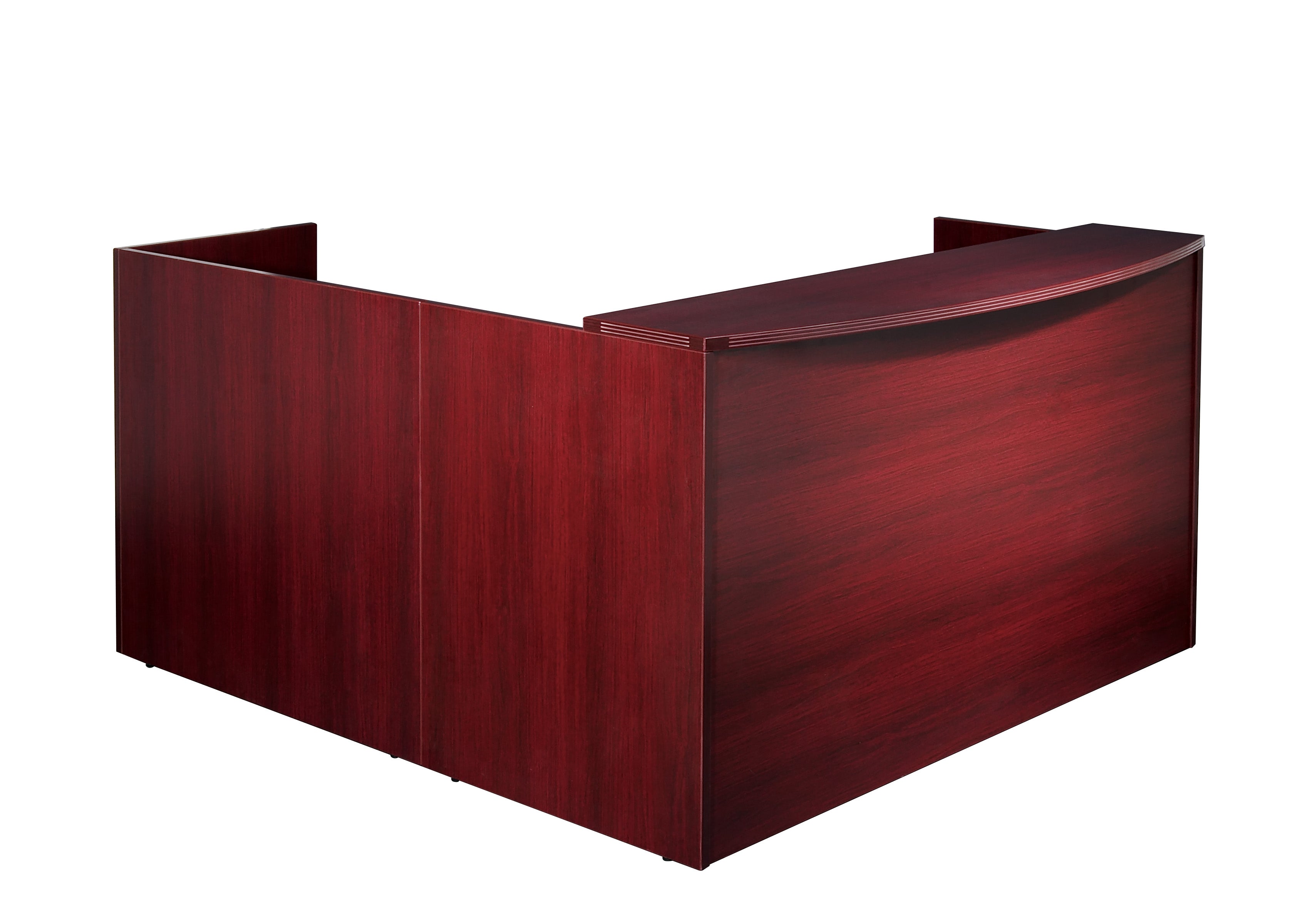 Napa Reception Station 77X77X42H - Mahogany