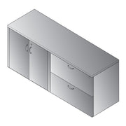 Napa Combo Credenza 71" x 23" - Mahagony