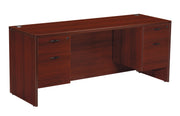 Napa Double Pedestal Desk 66"X30" - Mahogany