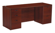 Napa Kneespace Credenza 71"X24" - Mahogany